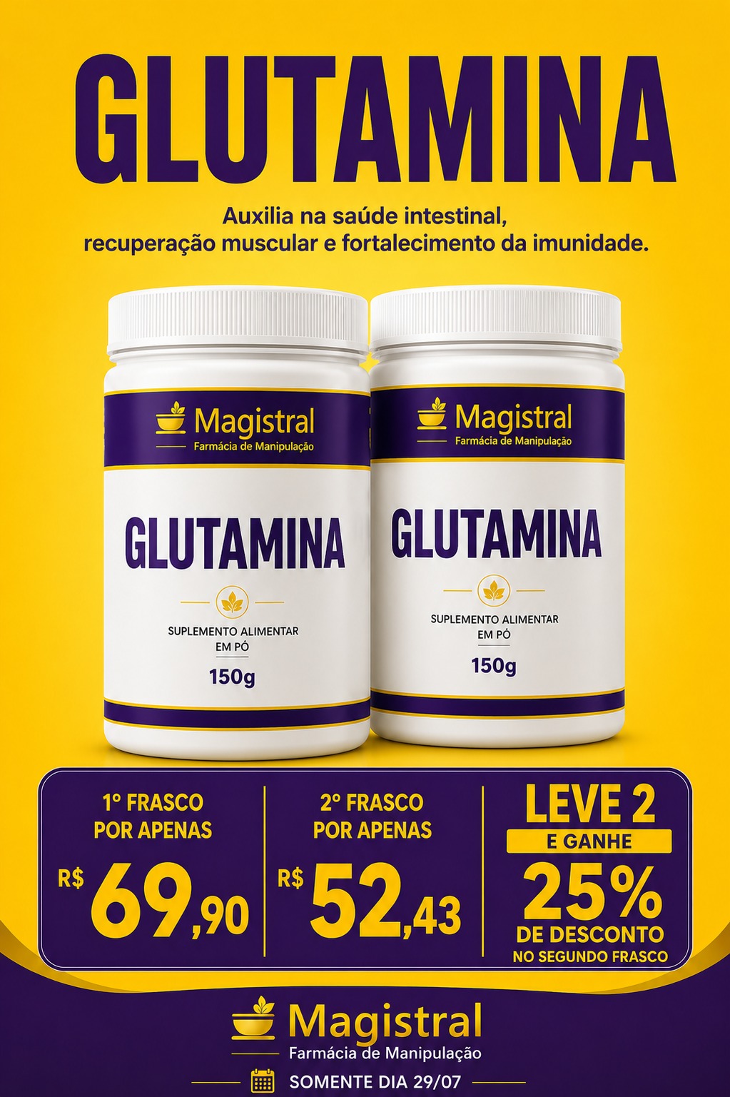Glutamina 150g